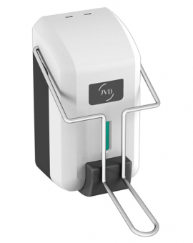 JVD Distributeur de Savon Gel Cleanline Blanc 700 ML