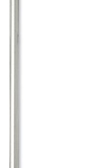 TTS Manche en aluminium avec filetage, 140 cm diamètre 22 mm