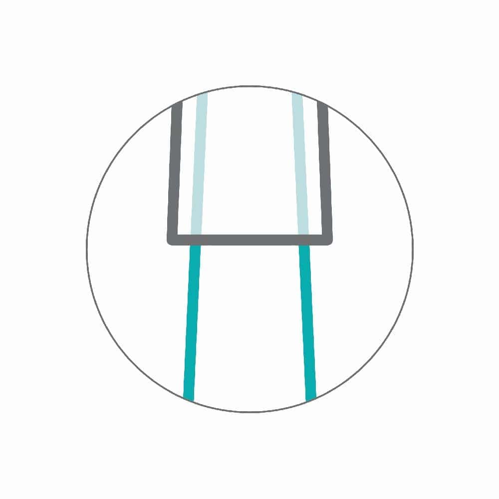 TTS Raclette fixe avec poignée recouverte de caoutchouc – Image 2