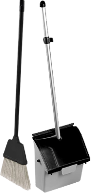 TTS Balai Flo et Pelle Clip avec couvercle